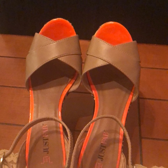 JustFab Nude wedges, Anacapri - Picture 5 of 8